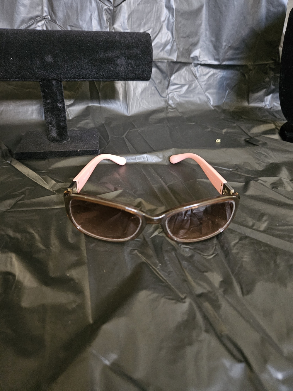 Juicy Couture Brown Sunglasses with Pink Temples
